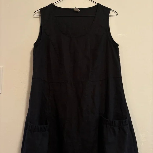 100% linen black dress 🖤 - Picture 5 of 6